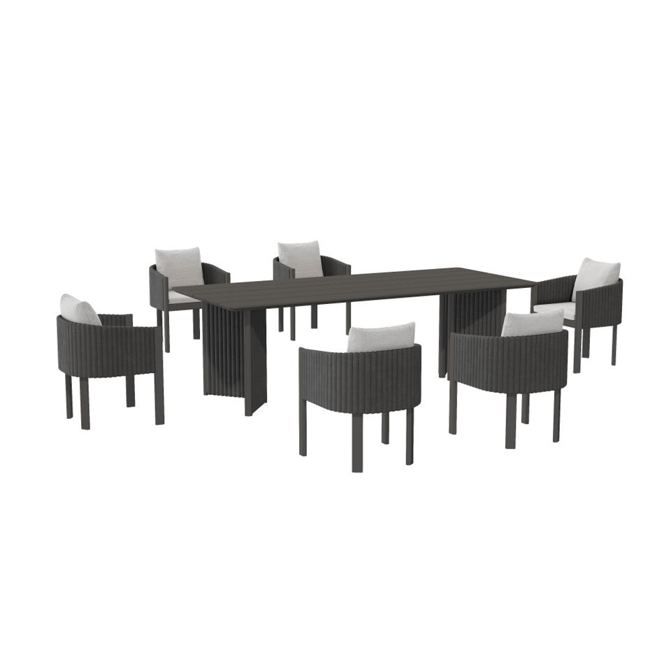 Modern Outdoor Dining Table For 6 suppliers