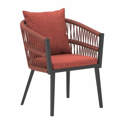 アルミニウムパティオダイニングチェア