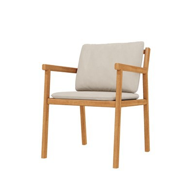 屋外用チーク材アームチェア